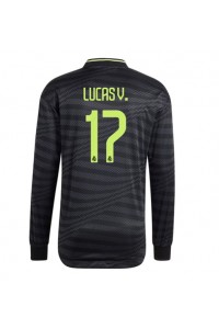 Fotbalové Dres Real Madrid Lucas Vazquez #17 Třetí Oblečení 2022-23 Dlouhý Rukáv